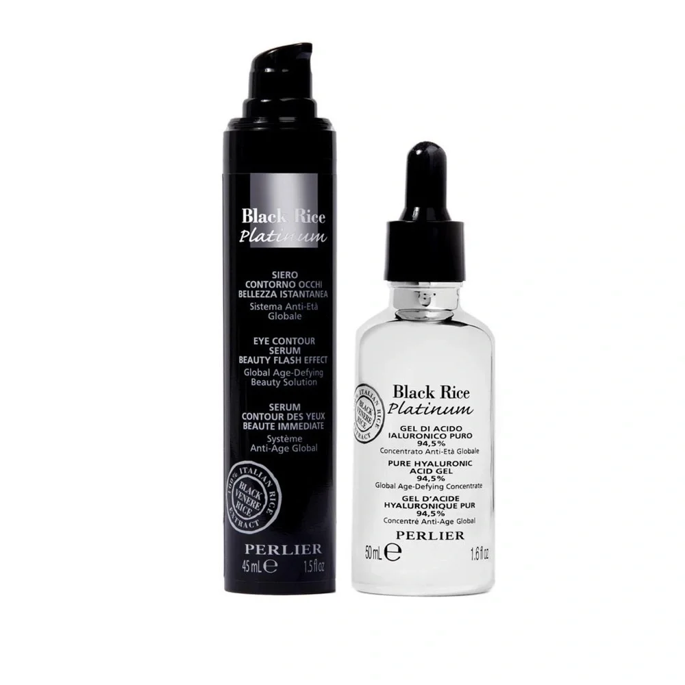 Perlier Black Rice Triple Size Hyaluronic Gel & Eye‎ Serum Auto-Ship®